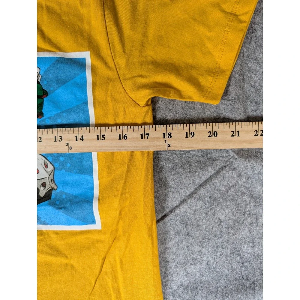 My Hero Academia Bakugo Graphic T Shirt Yellow Short Sleeve Anime Manga Men S‎